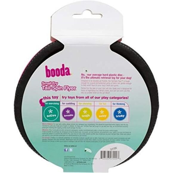 Petmate Booda Tail-Spin Flyer Floating Dog Frisbee, Multi, 10-Inch - Picture 5 of 8